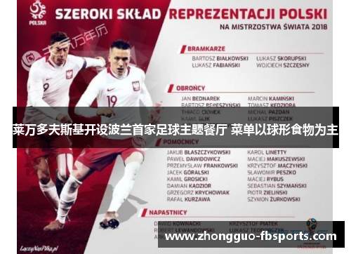 莱万多夫斯基开设波兰首家足球主题餐厅 菜单以球形食物为主